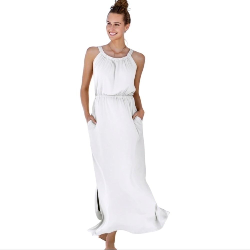 Gathered‎ Neckline Maxi Sz Large